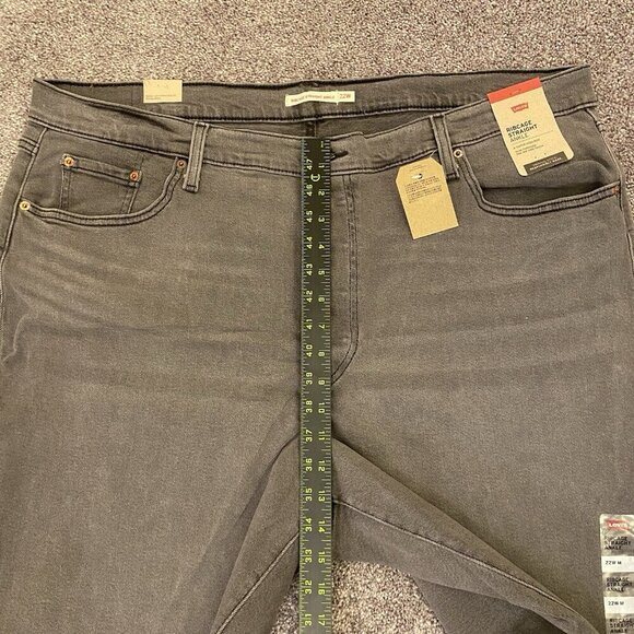 Levi’s Women’s Ribcage Straight Ankle Jeans Plus Size 22 W M Gray NWT $69 - Picture 10 of 16